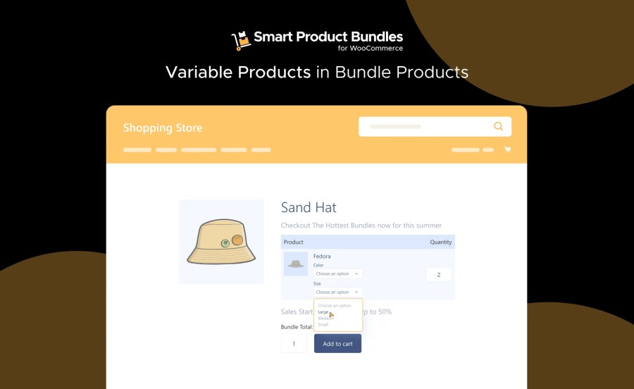 Variable Products in Bundle Products Feature