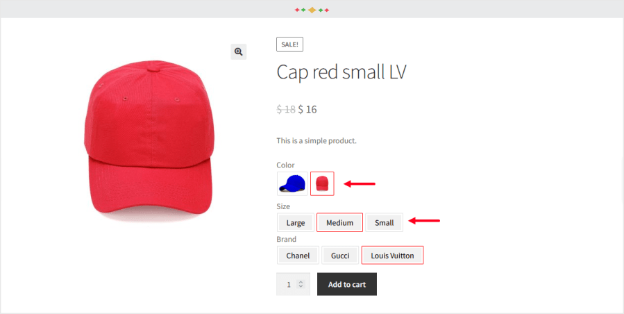 WooCommerce products linked by variaitons plugin