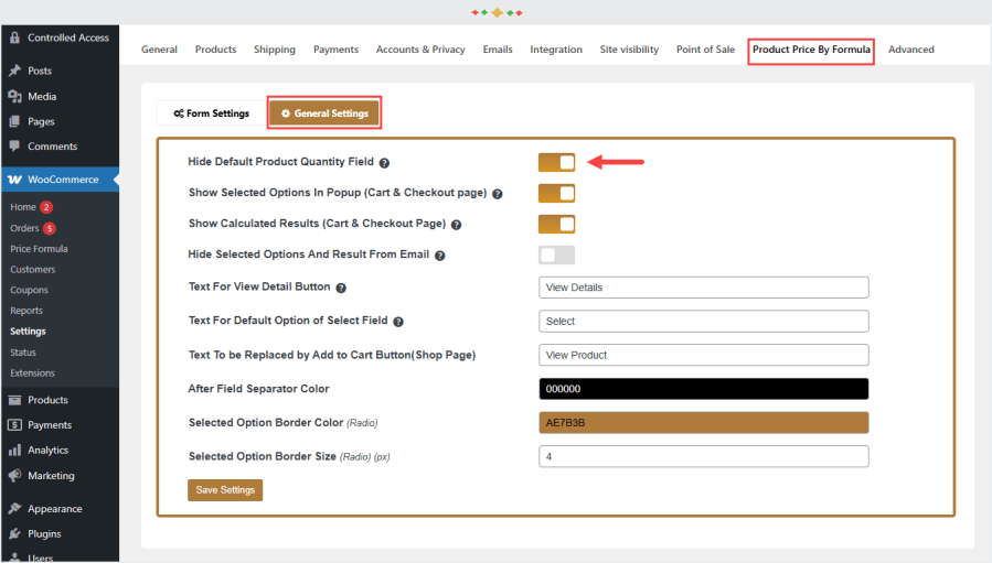 woocommerce price by formula calculator plugin