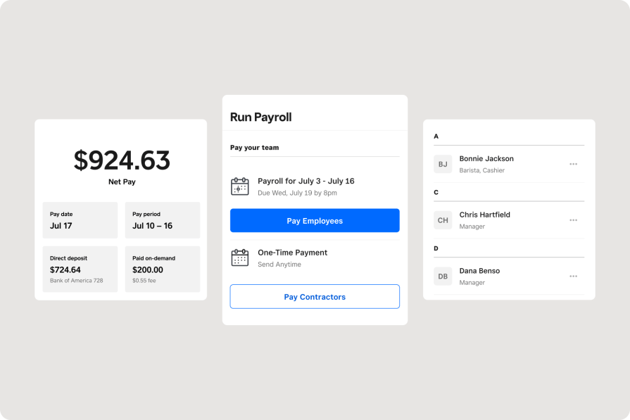Square Staff Management Interface